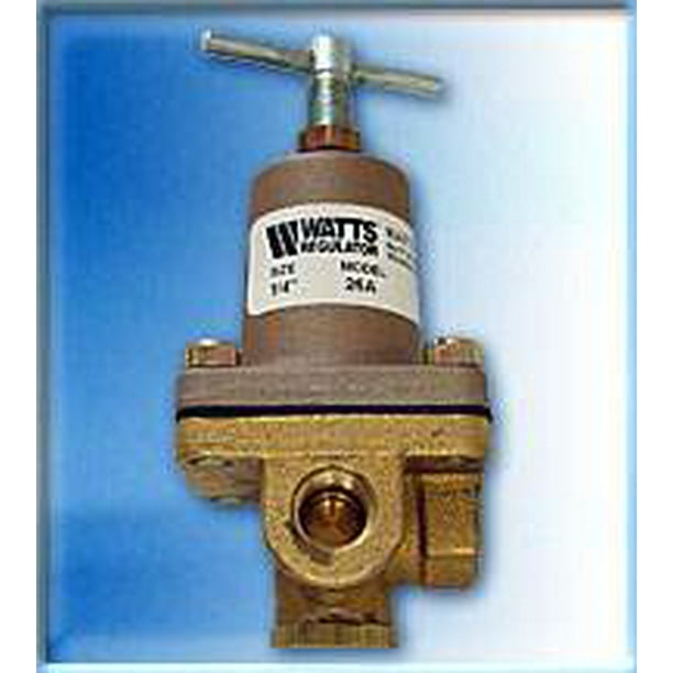 WATTS 1/4 LF 26AA Pressure Regulator,1/4 In,1 to 25 psi WATTS 1/4 LF 26AA Pressure Regulator,1/4 In,1 to 25 psi
